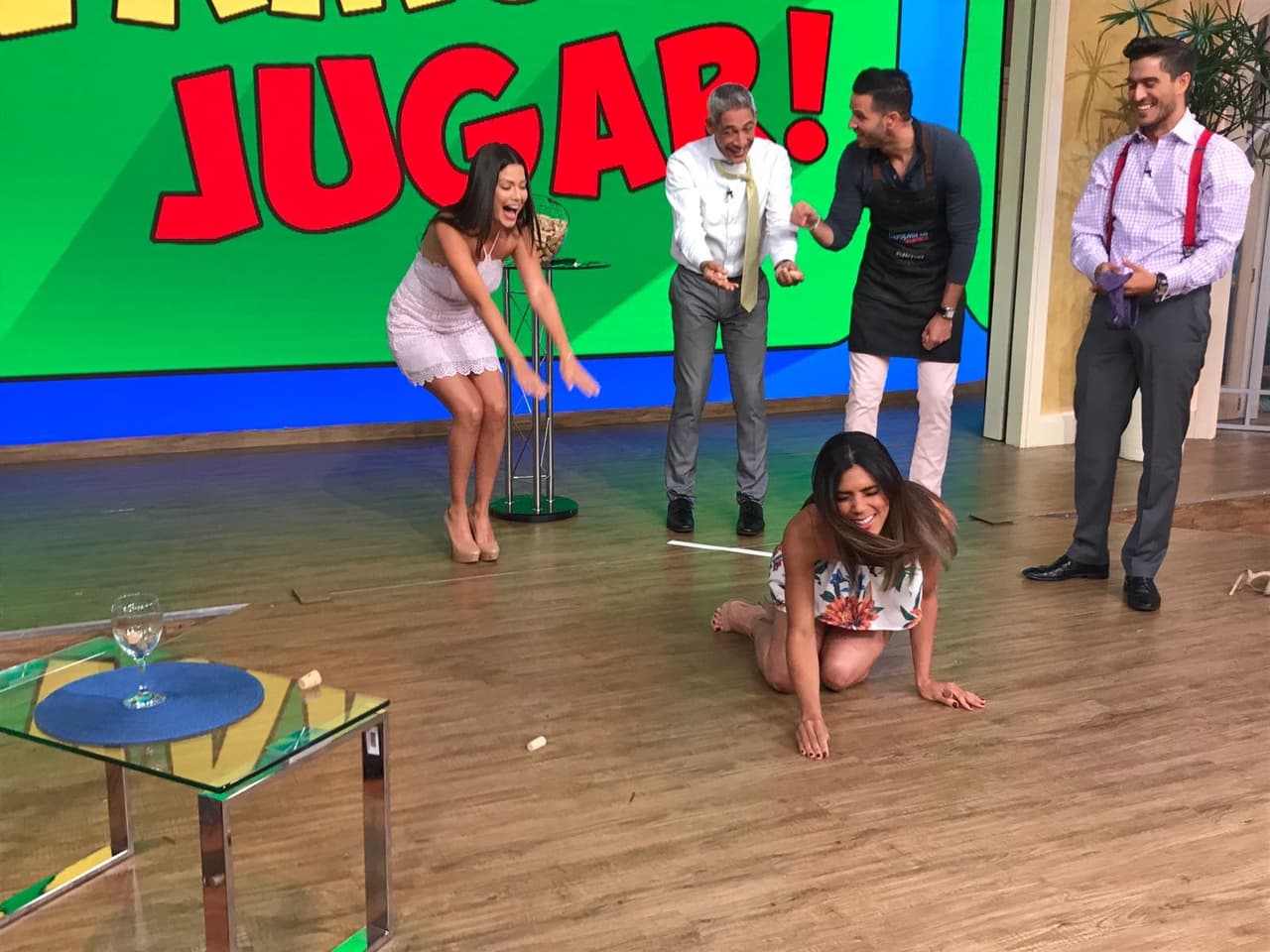 Llegó la hora de jugar y todos perdieron la compostura.