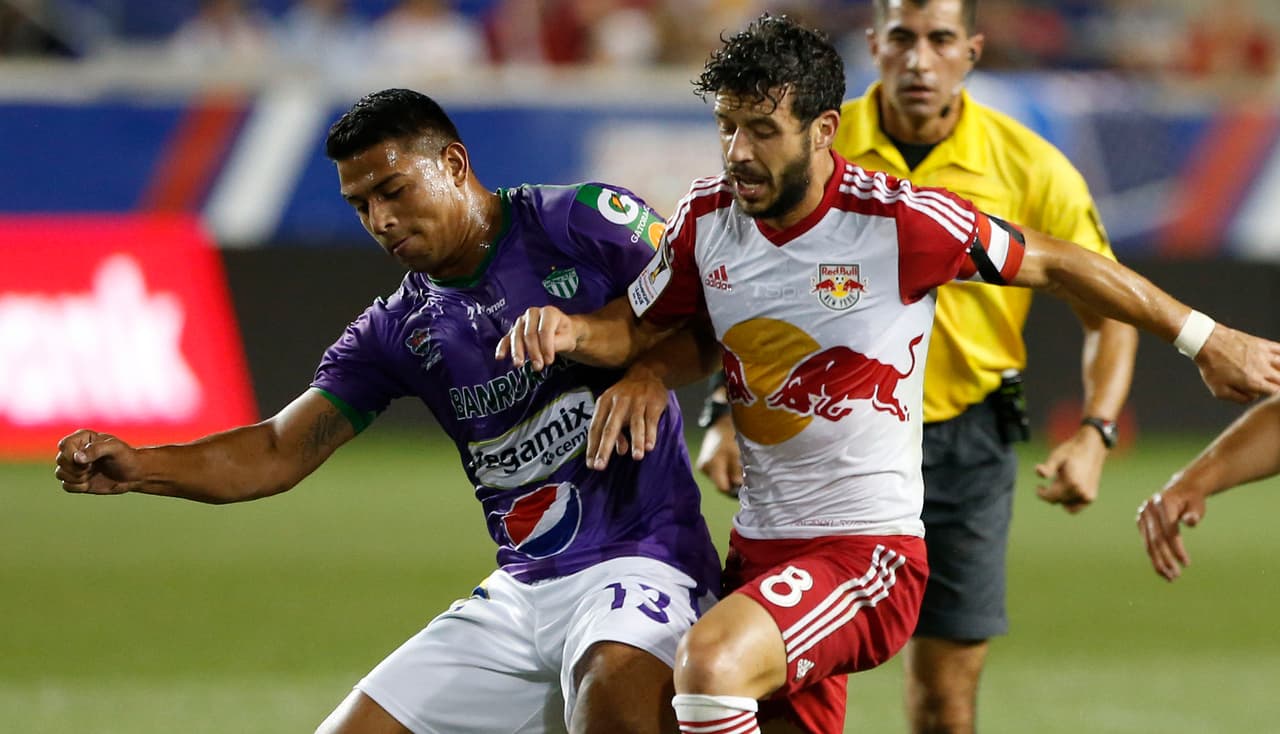 New York Red Bulls, en un partido de la Liga de Campeones de 2016.
