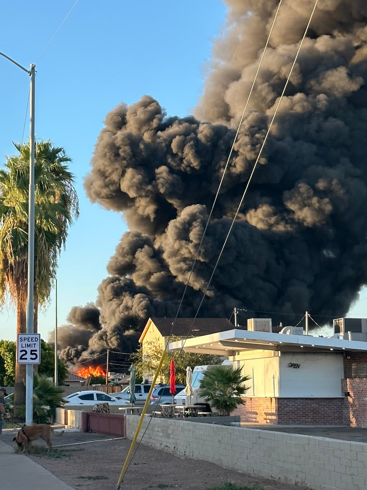 El fuego se extendió hasta la planta de reciclaje, donde el plástico funcionó como combustible y provocó un incendio masivo que era visible a cientos de millas de distancia.