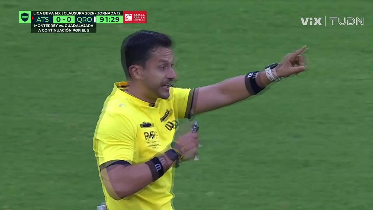 ¡El gol del gane de Atlas que es anulado por fuera de lugar!