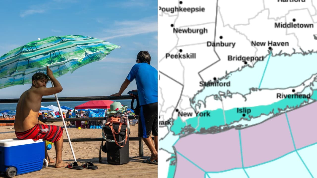 Advierten por corrientes de resaca "potencialmente mortales" en playas de NY durante el fin de semana