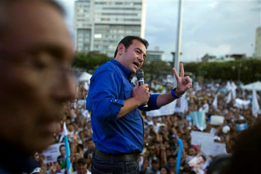 El candidato Jimmy Morales