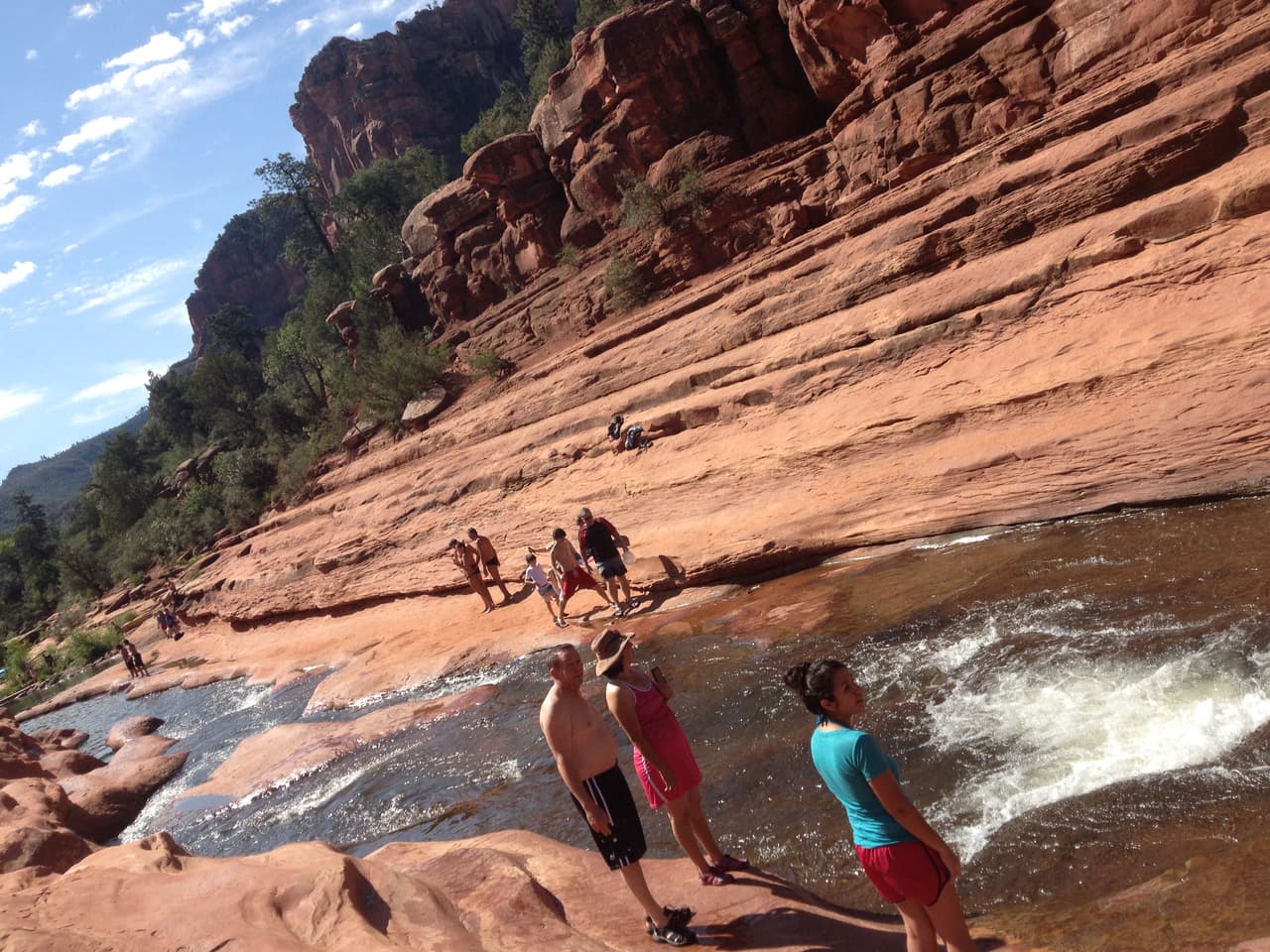 Se trata del Slide Rock