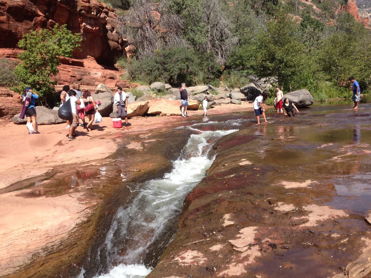 Durante el verano es muy concurrido.