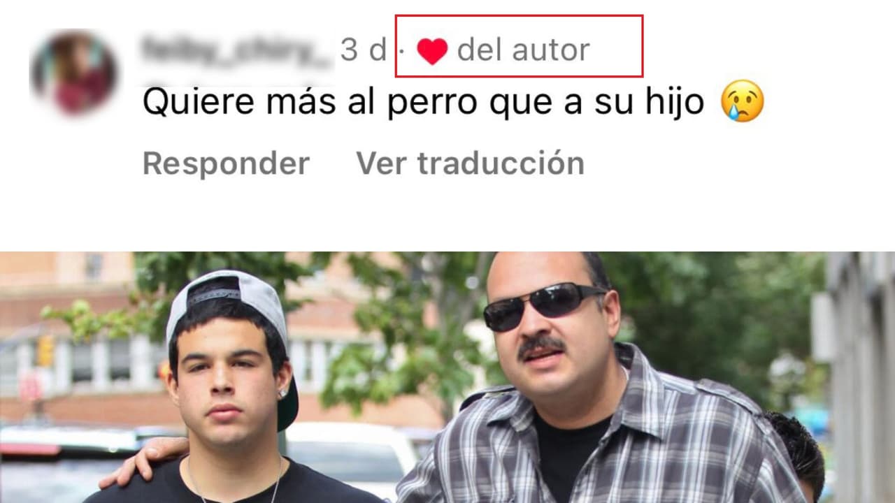 Pepe Aguilar dio 'me gusta' a este comentario en el que una fan aseveró que él "quiere más a su perro que a su hijo" en plena polémica por el supuesto distanciamiento entre el cantante y su primogénito Emiliano.