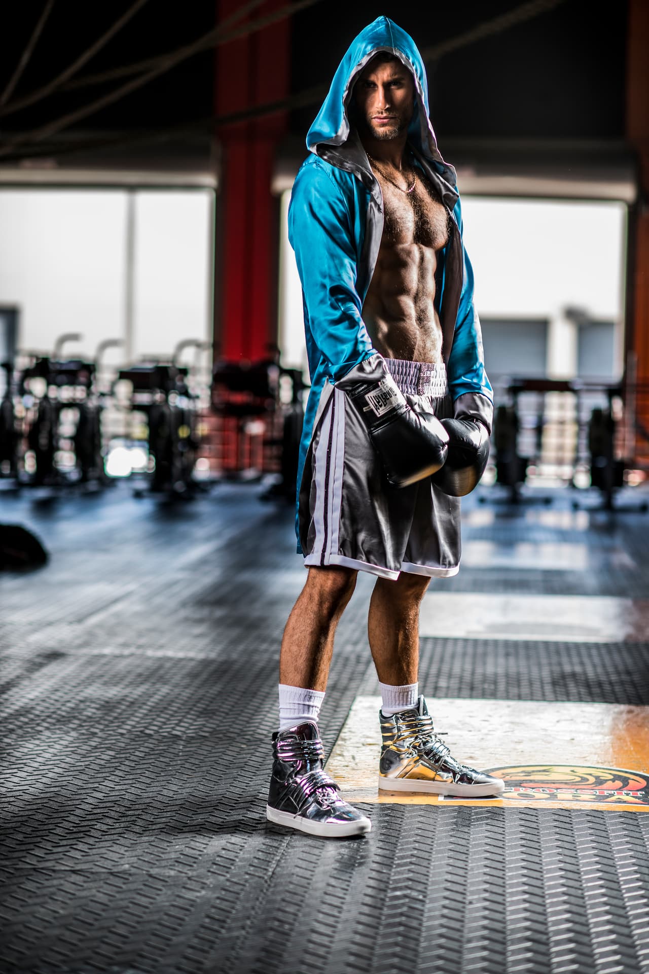 Franco Noriega en exclusiva para Mira Quién Baila. 
<br> Fotógrafo: 
<b>Felipe Cuevas / Univision</b> Locación: 
<b>CrossFit Doral – Miami, FL</b> Vestuario: 
<b>Blanca Elena Martínez</b> MakeUp: 
<b>Rocco Donna Hair & Beauty Art</b>