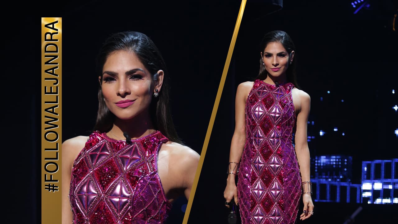 Con un vestido de Balmain para H&M, Alejandra volvió a deslumbrar sobre el escenario de La Banda. ¿Te gustó su look?