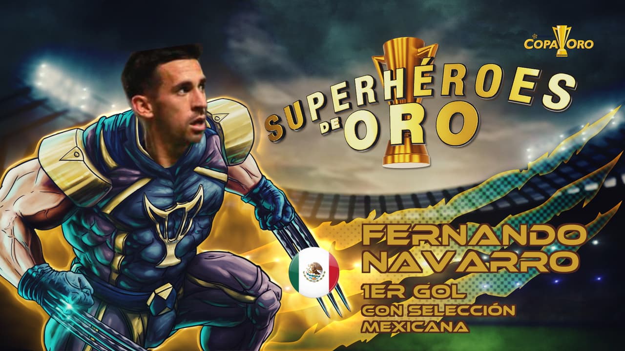 Superhéroes de Oro: Navarro se pone fiera y marca el tercer gol del Tri