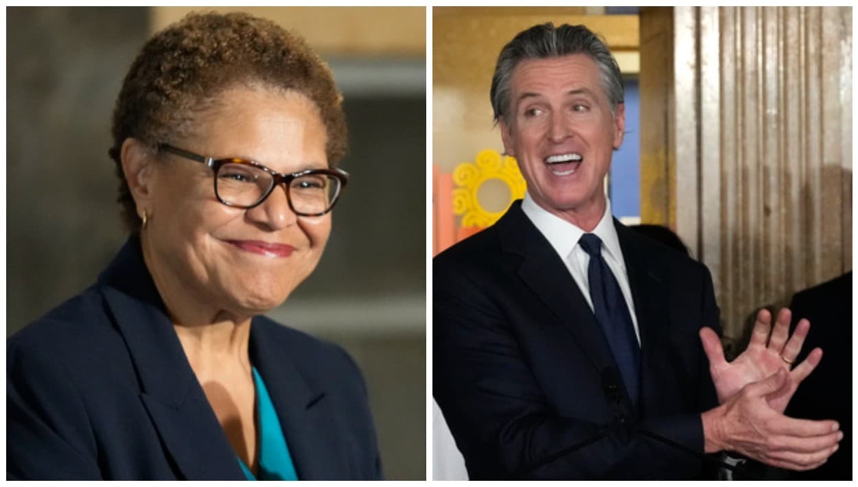 Gobernador de California ofrece todo su apoyo a Karen Bass para que sea reelecta en Los Ángeles
