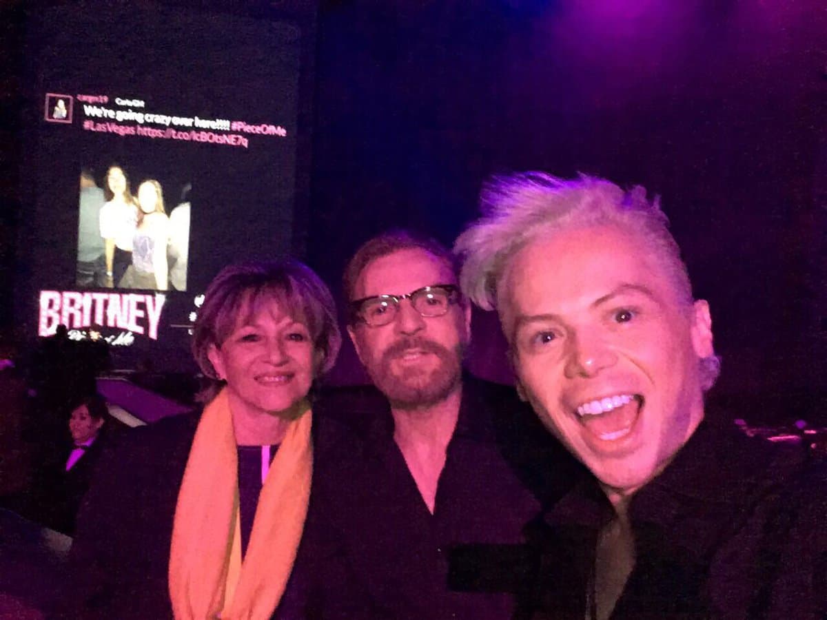 Aprovecharon su estancia para disfrutar el show de Britney Spears, del cual salieron fascinados.