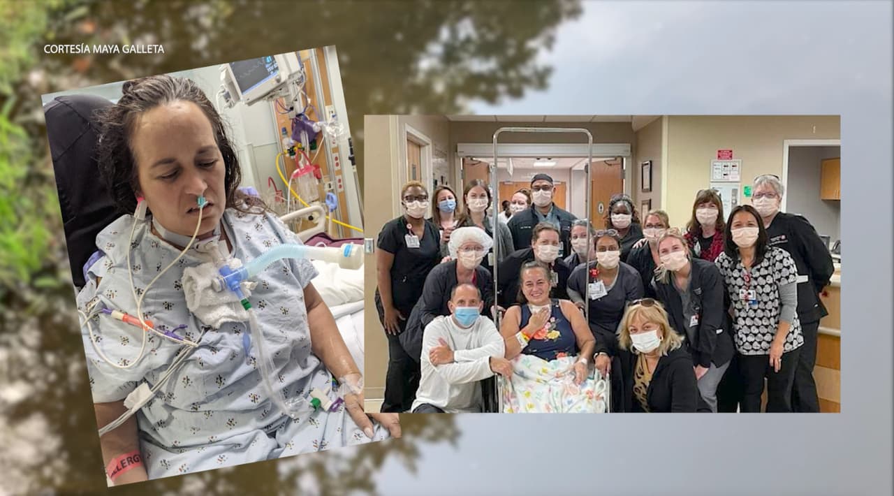 Hispana sobrevive el coronavirus después de casi 20 días en coma y dos meses en el hospital 