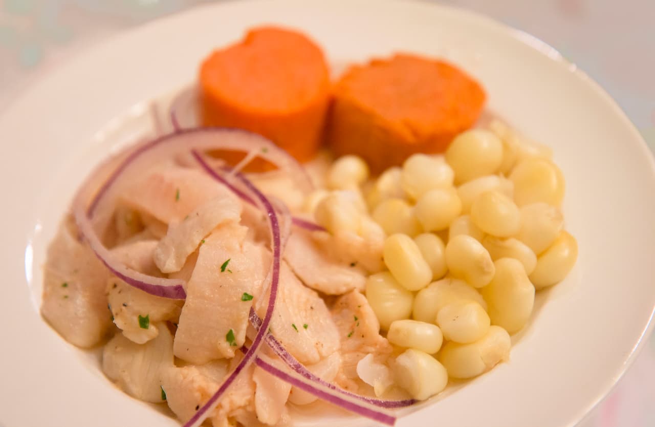 El clásico ceviche peruano
