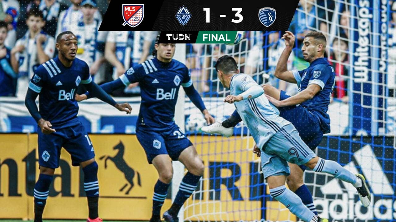 Alan Pulido hace un gol en su debut en la MLS con Sporting Kansas City
