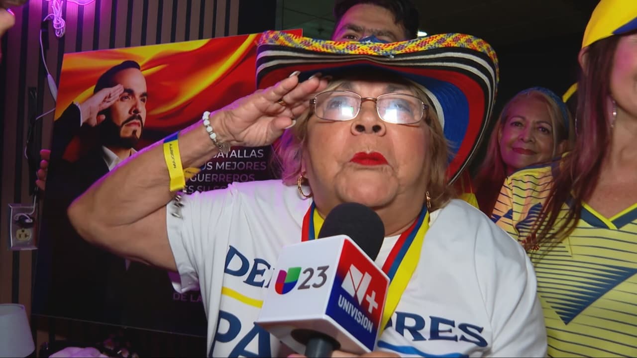 Colombianos de Miami celebran posesión del nuevo presidente, Abelardo de la Espriella