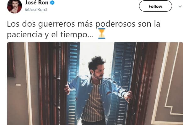 Después de tanto regaño de sus fans, el actor no quiso hablar del suceso y sólo se ha limitado a escribir textos positivos como respuesta a los mensajes que lo denostan.