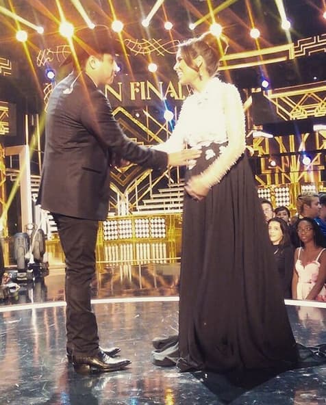 Gracias a estos shows su público vio cómo creció su pancita con Renata.