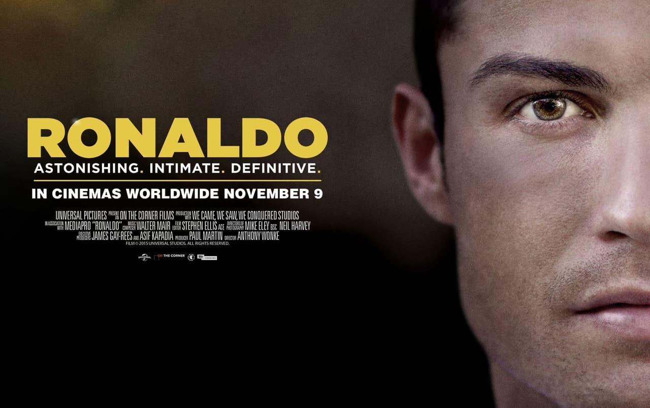 Película de Cristiano Ronaldo se estrena en televisión
