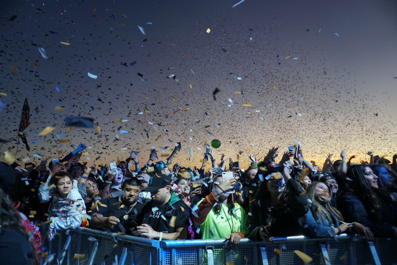 Massive crowds gathered to watch a variety of hip hop groups, from Bamsworth Belli to Wiz Khalifa. These are just a few of our favorite crowd photos.