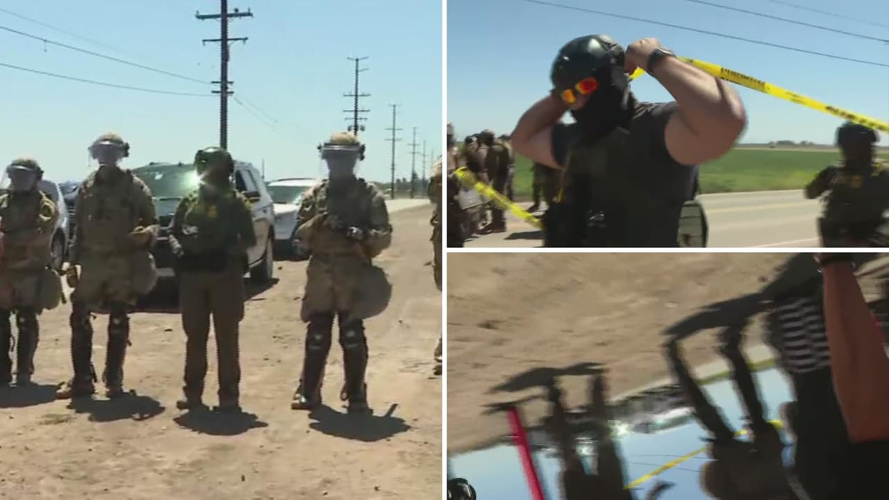 Periodistas de Univision 34 agredidos con gas y empujones durante redada migratoria en Ventura