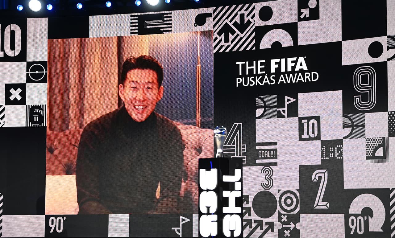 Heung-Min Son, ganador del Puskas 2020 por su gol con Tottenham