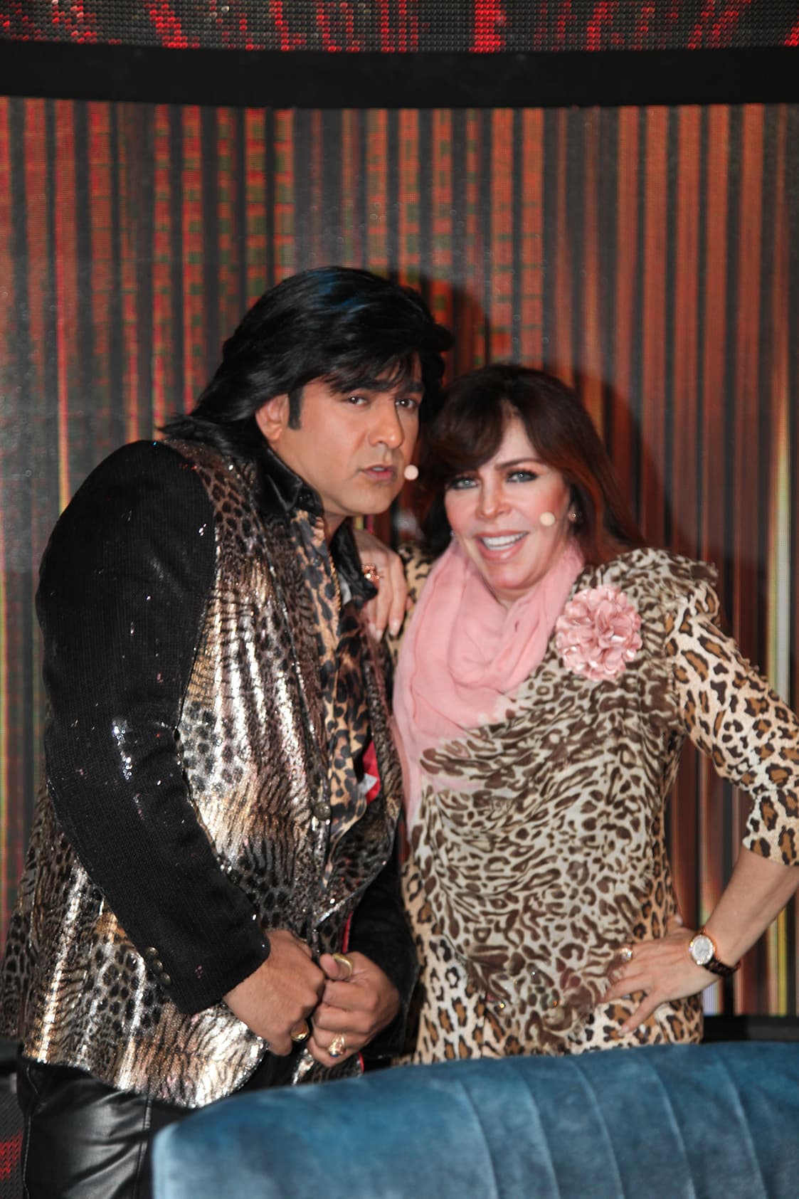 Obviamente corrimos a preguntarle al juez qué había pasado ahí. El comediante nos explicó las razones por las que vistieron tan parecido.