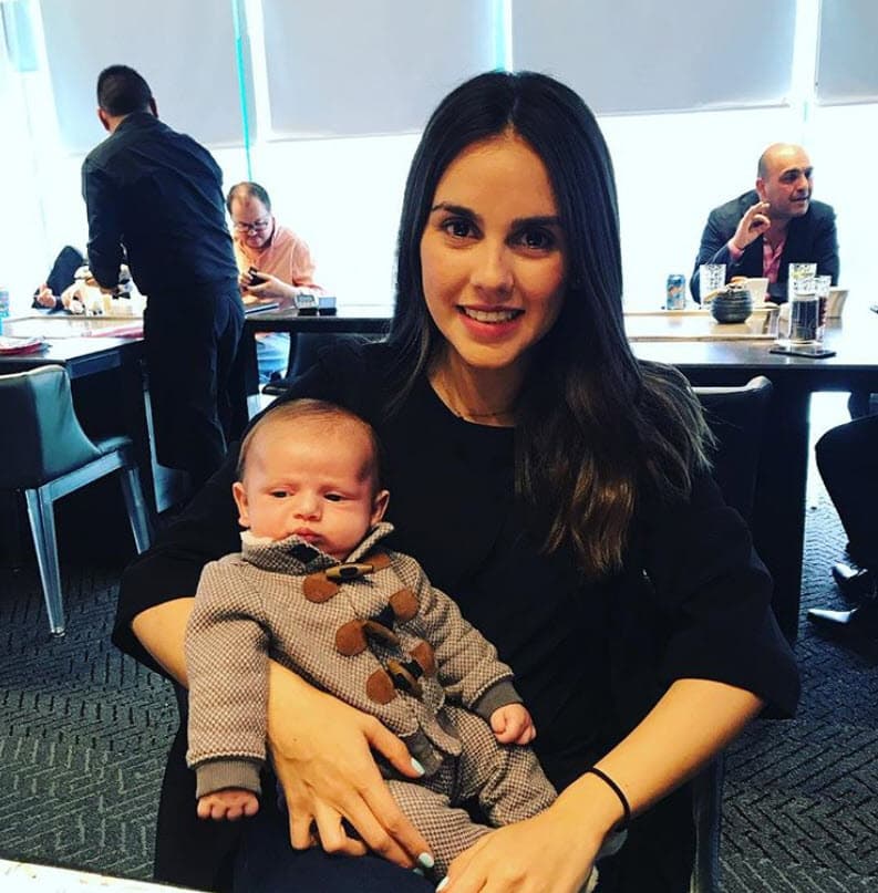 Leonardo nació el 7 de febrero en la Ciudad de México, pesó 7.05 libras (3 kilos 200 gramos) y midió 49 centímetros.
<br>