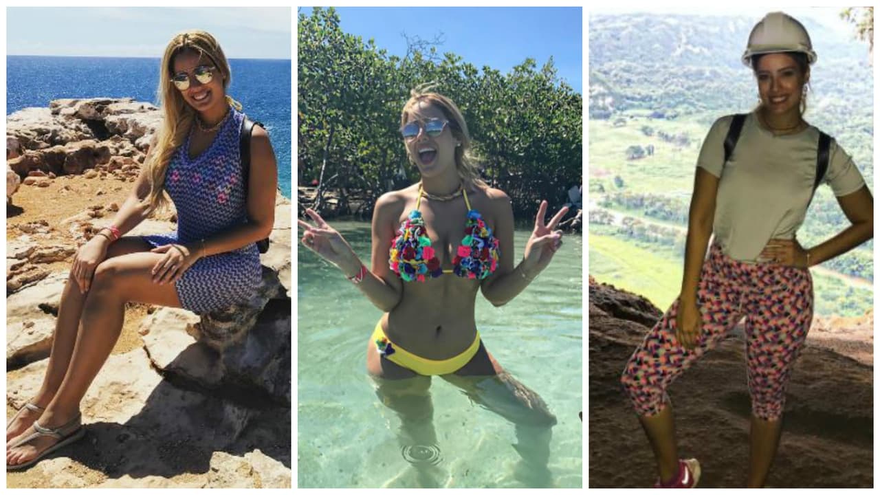 La exreina de belleza disfrutó de hacer turismo interno por distintos lugares de la Isla: Playa Sucia, Cueva Ventana, El Yunque, la Isla de Gilligan y más, según compartió a sus seguidores en redes sociales.