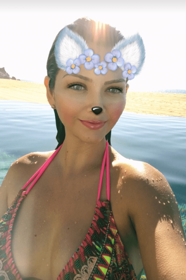 Después de semanas de intenso trabajo, Ana Patricia se tomó unos merecidos días de descanso.