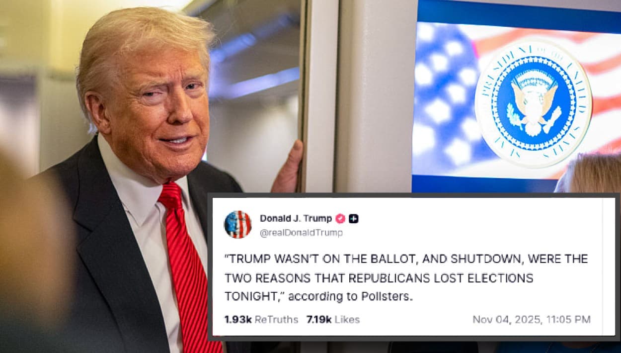 El presidente de Estados Unidos, 
<b>Donald Trump,</b> apoyó a Andrew Cuomo para la alcaldía de Nueva York. No reaccionó específicamente al triunfo de Zohran Mamdani, pero sí 
<b><a href="https://www.univision.com/local/puerto-rico-wlii/puerto-rico-no-puede-ser-estado-donald-trump-pone-por-escrito-cuan-destructivo-seria" target="_blank">expresó en su red social Truth</a></b>, que "según las encuestas, la ausencia de Trump en la boleta electoral y el cierre del gobierno fueron las 
<b>dos razones por las que los republicanos perdieron</b> las elecciones esta noche".