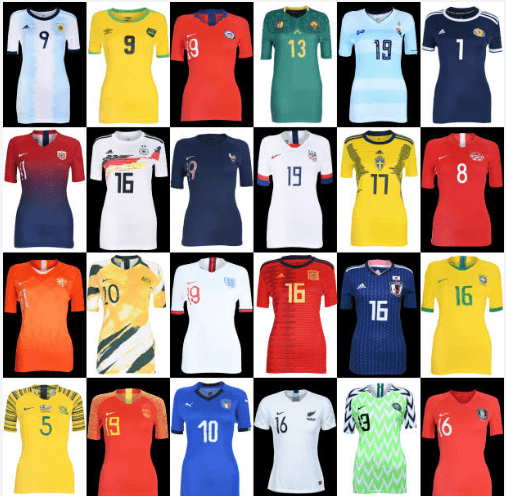 La Copa Mundial Femenina está a unos cuantos días de comenzar y con ese motivo te presentamos los uniformes de las 24 selecciones que lograron clasificarse a la competencia que tendrá como nación anfitriona a Francia. ¿Cuál es tu favorito?