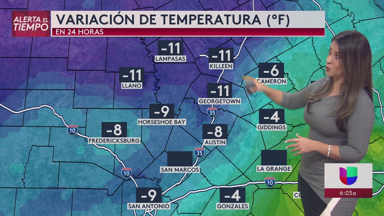 Llega la lluvia a San Antonio… y sigue el frío. Te decimos cuándo llega
