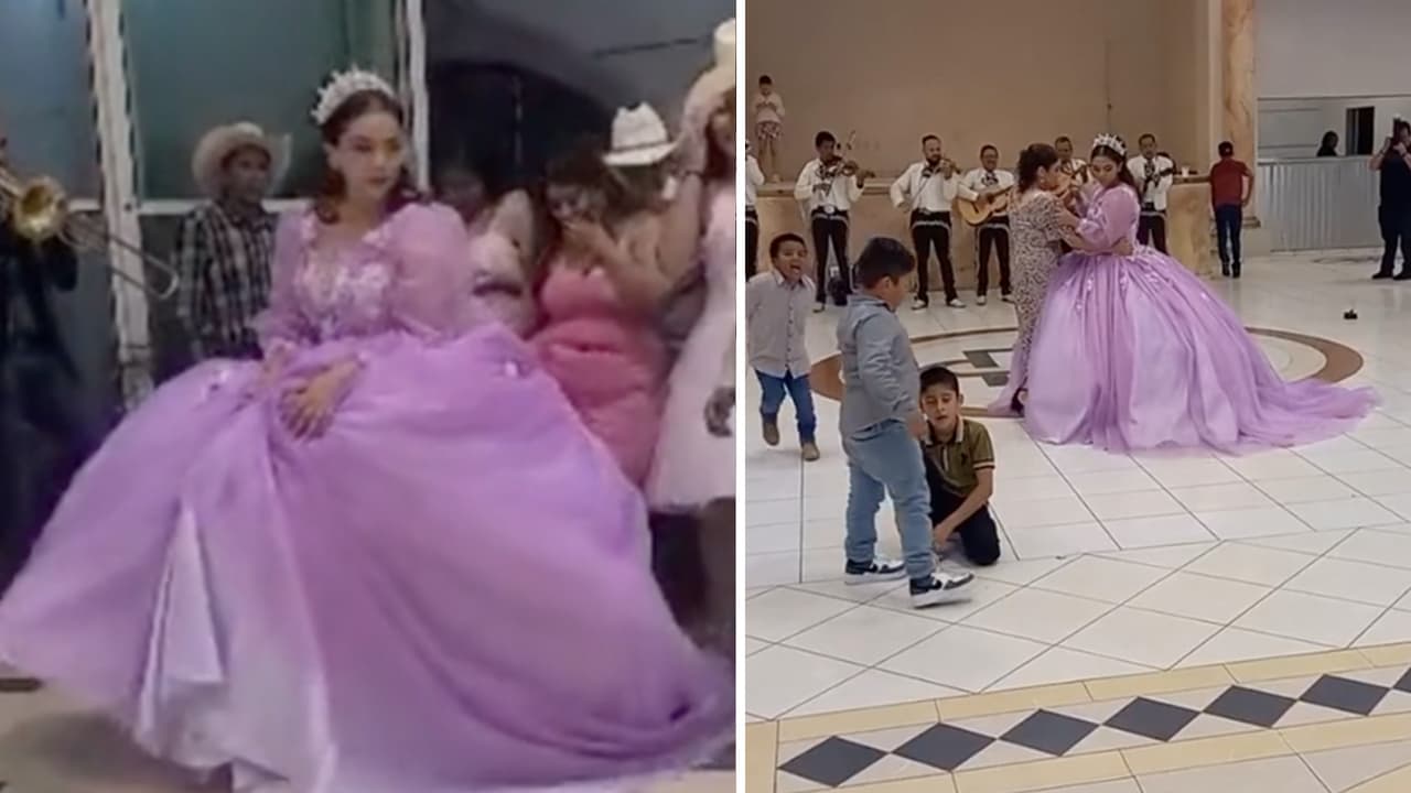 Niños 'arruinan' el vals de una quinceañera y ella enfurece: video causa debate 