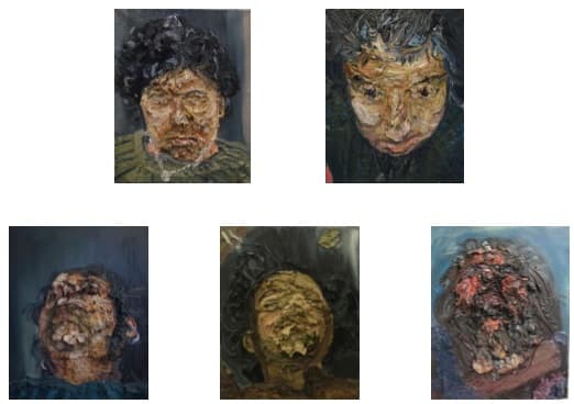 "Gesto No. 3, 4, 5, 6, y 8" fueron influenciados por la inconmensurable violencia mostrada hacia las víctimas. Los delincuentes los torturan, decapitan, desollan y queman. Herman Aguirre vio varias extremidades y tuvieron un efecto innegable en él, que lo llevó a utilizar el rostro de su esposa como un vehículo para expresar estas realidades.