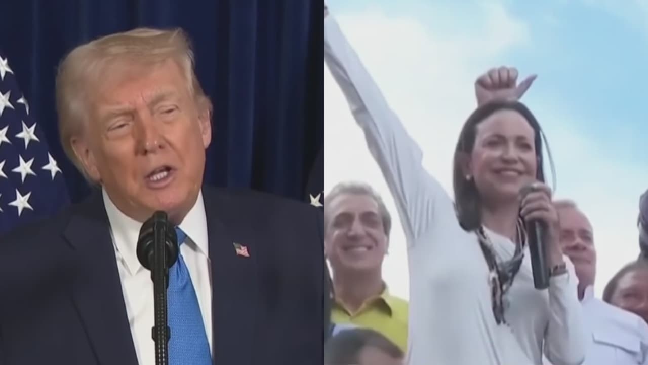 Maduro, capturado: El pronunciamiento de Trump y el comunicado de María Corina Machado