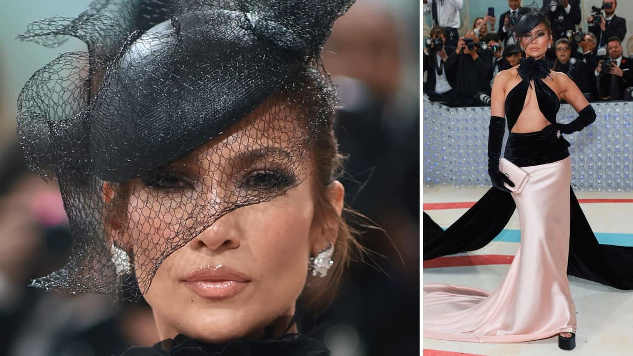 JLo en la Met Gala 2023.