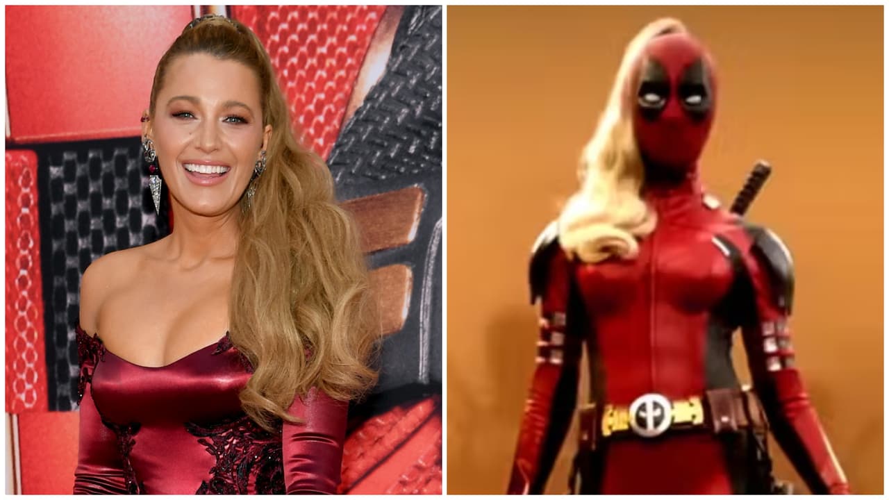Blake Lively le dio vida a Lady Deadpool.