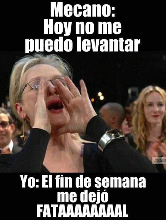 Lo bueno de la imagen es que aplica para cualquier "grito" o mensajito que quieras dar en redes sociales.