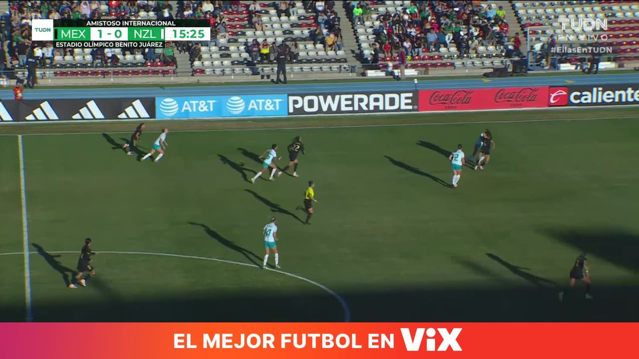 ¡México consigue el segundo, tras error en la zaga de Nueva Zelanda!