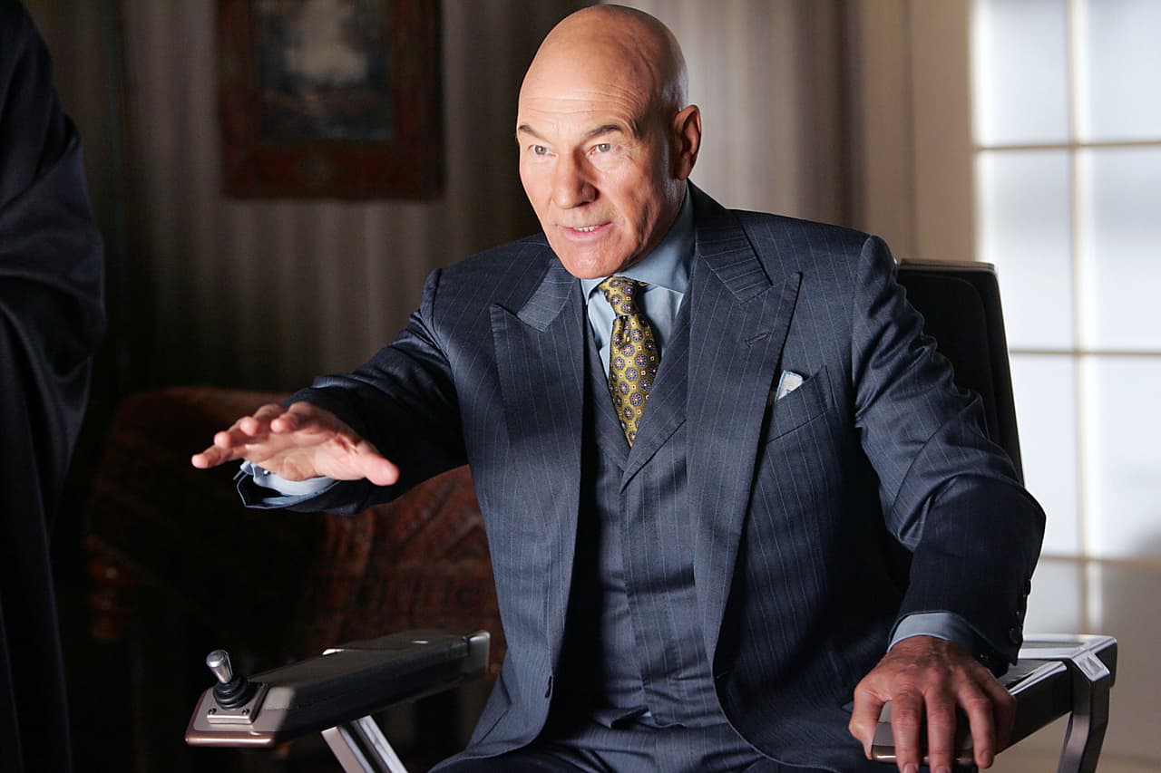 <b>#9 Patrick Stewart </b>
<br>Durante más de 15 años, el actor dio vida al Profesor X en la saga cinematográfica de 'X-Men'.