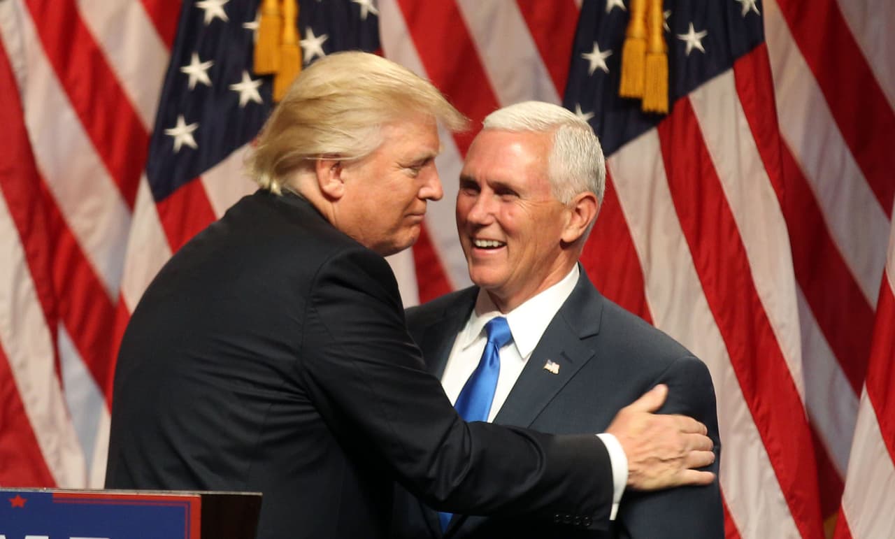 Donald Trump presenta a Mike Pence como candidato a vicepresidente de EEUU por el Partido Republicano