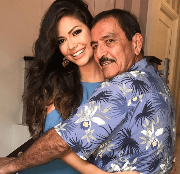 Lo más especial de este fin de semana fue poder estar acompañada de su papá.