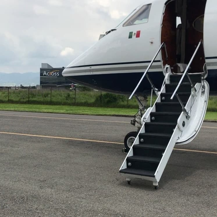 La presentadora peruana Laura Bozzo también ha sabido administrar muy bien sus ingresos pues posee un avión privado que principalmente usa para viajar de Acapulco (donde vive) a la Ciudad de México.