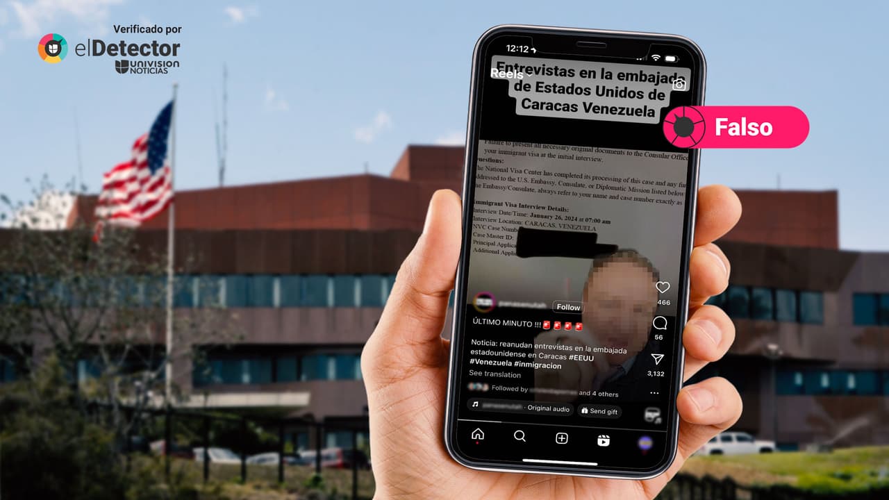 Es falso que se reanudaron las entrevistas para visas en la Embajada de Estados Unidos en Venezuela