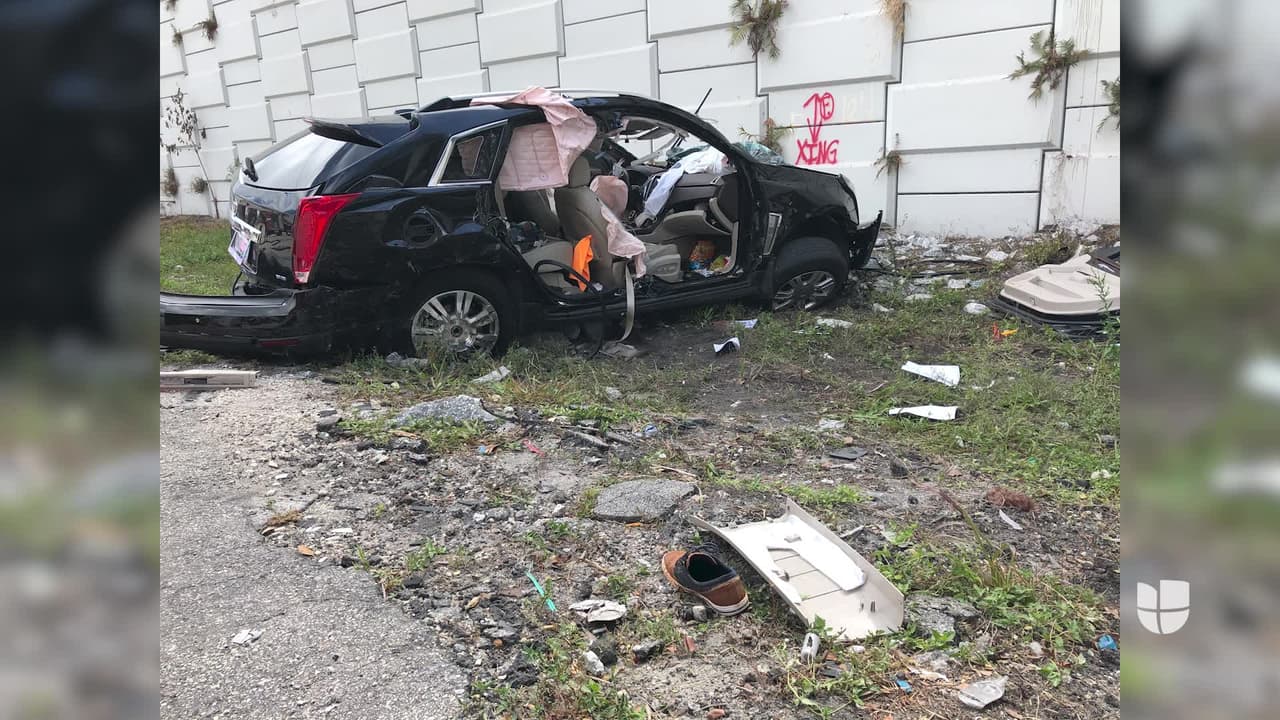 Dos hombres son hospitalizados en Fort Lauderdale tras caer desde un puente el carro en el que viajaban