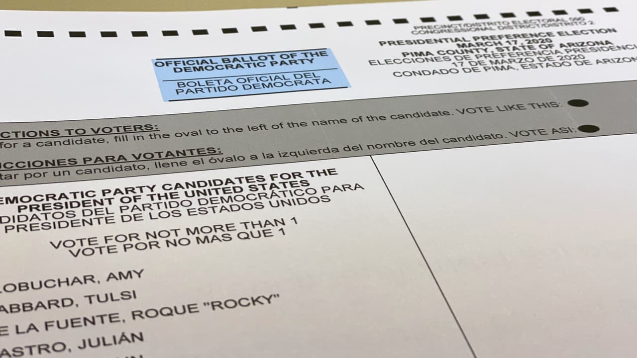 Piden votación por correo en Arizona para las elecciones presidenciales de noviembre