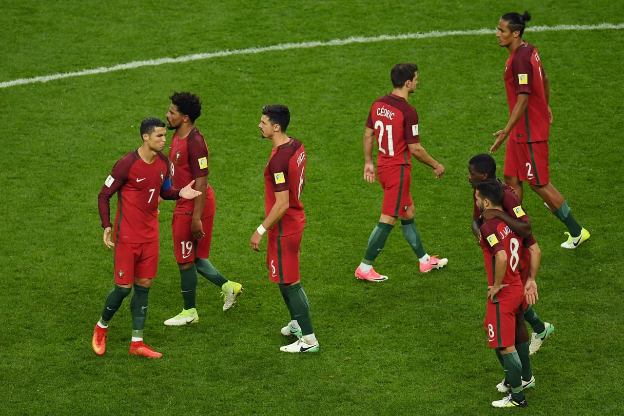 Para la Copa Confederaciones de 2017 fallaron Quaresma, Moutinho y Nani, lo que imposibilitó la opción de que Cristiano tirara en aquella ronda de Semifinales donde Chile se clasificó a la Final.