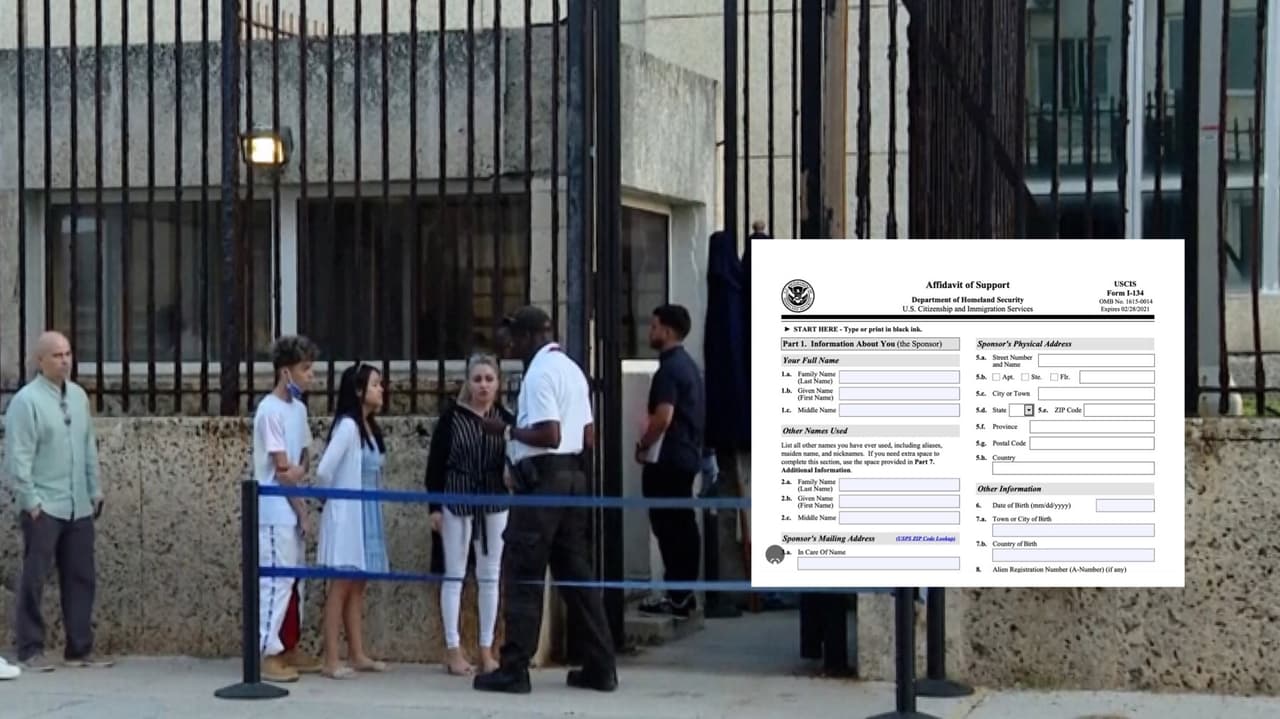 Mira paso a paso cómo llenar la aplicación para ser patrocinador con el parole humanitario para cubanos