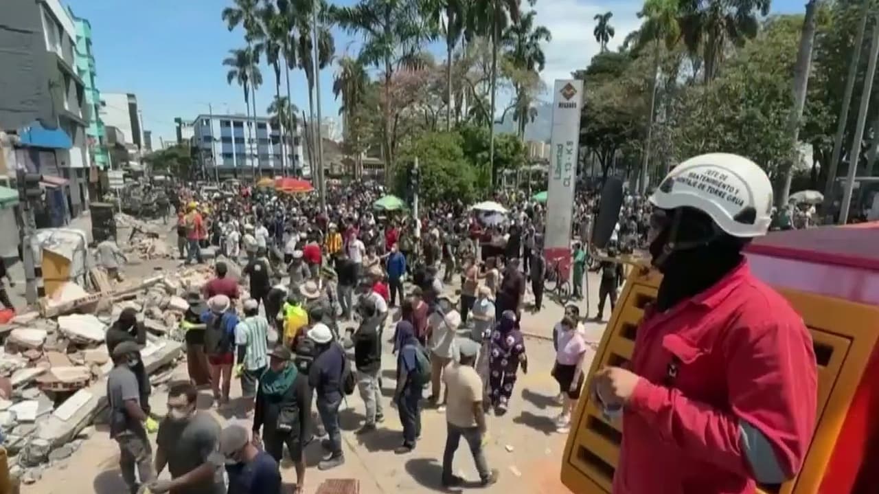 Sismo en Colombia: madre relata cómo sobrevivió junto con su hija y el colapso de edificios en Pereira