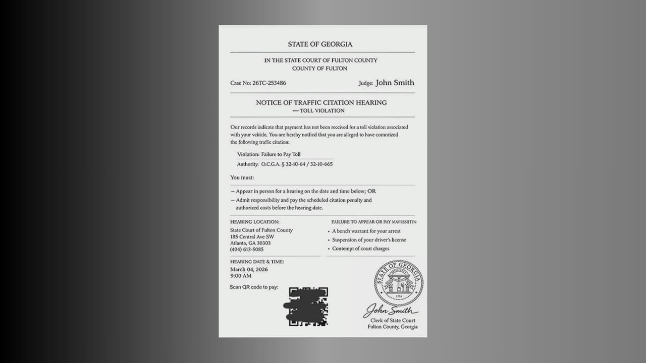 Nueva estafa en el condado Fulton: envían órdenes judiciales falsas para pedir dinero