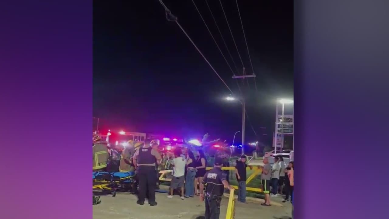 Accidente en Austin deja varios heridos; uno de los vehículos terminó volcado